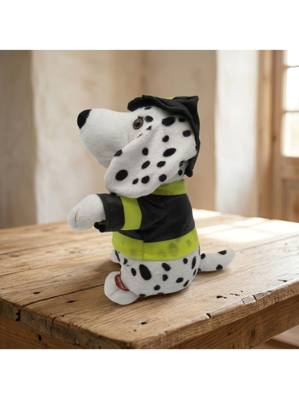 Cracker Barrel Animated Fireman Dalmatian Sing & Dance 10" Boxed